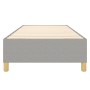 Estructura de cama de tela gris claro 90x190 cm de vidaXL, Camas y somieres - Ref: Foro24-3120921, Precio: 77,62 €, Descuento: %
