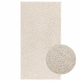 Alfombra ZIZUR apariencia yute interior exterior crema 60x110cm en Alfombras | Comprar online en Foru.es