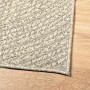 Alfombra ZIZUR apariencia yute interior exterior crema 60x110cm en Alfombras | Comprar online en Foru.es