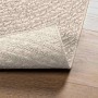 Alfombra ZIZUR apariencia yute interior exterior crema 80x150cm en Alfombras | Comprar online en Foru.es