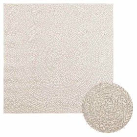 Alfombra ZIZUR apariencia yute interior exterior crema en Alfombras | Comprar online en Foru.es