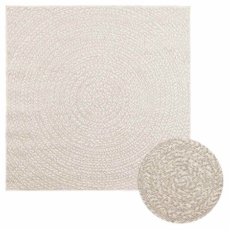 Alfombra ZIZUR apariencia yute interior exterior crema en Alfombras | Comprar online en Foru.es