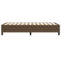 Estructura de cama de tela marrón 100x200 cm de vidaXL, Camas y somieres - Ref: Foro24-3120841, Precio: 85,70 €, Descuento: %