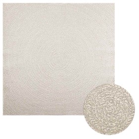 Alfombra ZIZUR apariencia yute interior exterior crema en Alfombras | Comprar online en Foru.es