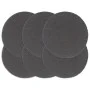 Mantel individual redondo 6 uds algodón gris oscuro liso 38 cm de vidaXL, Manteles individuales - Ref: Foro24-133847, Precio:...