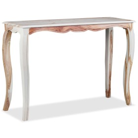 Mesa consola de madera maciza de sheesham 110x40x76 cm de vidaXL, Mesas auxiliares - Ref: Foro24-244348, Precio: 189,85 €, De...