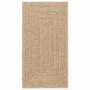 Alfombra ZIZUR apariencia yute interior exterior beige 80x150cm en Alfombras | Comprar online en Foru.es