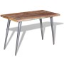 Mesa de comedor de madera maciza reciclada 120x60x76 cm de vidaXL, Mesas de cocina y de comedor - Ref: Foro24-244242, Precio:...