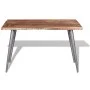 Mesa de comedor de madera maciza reciclada 120x60x76 cm de vidaXL, Mesas de cocina y de comedor - Ref: Foro24-244242, Precio:...