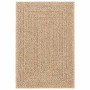 Alfombra ZIZUR aspecto yute interior/exterior beige 100x200 cm en Alfombras | Comprar online en Foru.es