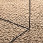 Alfombra ZIZUR aspecto yute interior/exterior beige 120x170 cm en Alfombras | Comprar online en Foru.es