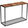 Mesa consola de madera maciza reciclada 110x35x76 cm de vidaXL, Mesas auxiliares - Ref: Foro24-243337, Precio: 87,58 €, Descu...