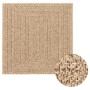 Alfombra ZIZUR aspecto yute interior/exterior beige 200x290 cm en Alfombras | Comprar online en Foru.es