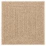 Alfombra ZIZUR aspecto yute interior/exterior beige 240x240 cm en Alfombras | Comprar online en Foru.es