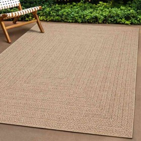 Alfombra ZIZUR aspecto yute interior/exterior beige 240x340 cm en Alfombras | Comprar online en Foru.es