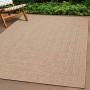 Alfombra ZIZUR aspecto yute interior/exterior beige 240x340 cm en Alfombras | Comprar online en Foru.es