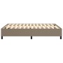 Estructura de cama de tela gris taupe 140x200 cm de vidaXL, Camas y somieres - Ref: Foro24-3120866, Precio: 153,22 €, Descuen...