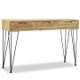 Mesa consola de teca maciza 120x35x76 cm de vidaXL, Mesas auxiliares - Ref: Foro24-244573, Precio: 162,78 €, Descuento: %