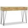 Mesa consola de teca maciza 120x35x76 cm de vidaXL, Mesas auxiliares - Ref: Foro24-244573, Precio: 162,78 €, Descuento: %