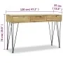 Mesa consola de teca maciza 120x35x76 cm de vidaXL, Mesas auxiliares - Ref: Foro24-244573, Precio: 162,78 €, Descuento: %