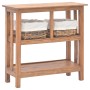 Mesa consola de madera maciza reciclada 69x28x70 cm de vidaXL, Mesas auxiliares - Ref: Foro24-244489, Precio: 208,24 €, Descu...