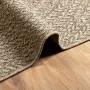Alfombra ZIZUR aspecto yute interior/exterior beige 100x200 cm en Alfombras | Comprar online en Foru.es