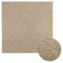 Alfombra ZIZUR aspecto yute interior/exterior beige 120x120 cm en Alfombras | Comprar online en Foru.es