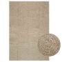 Alfombra ZIZUR aspecto yute interior/exterior beige 140x200 cm en Alfombras | Comprar online en Foru.es