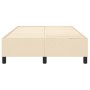 Estructura de cama de tela color crema 120x200 cm de vidaXL, Camas y somieres - Ref: Foro24-3120851, Precio: 120,76 €, Descue...