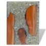 Taburete de madera maciza de teca y resina de vidaXL, Taburetes y sillas plegables - Ref: Foro24-243468, Precio: 143,16 €, De...