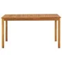 Mesa de jardín madera maciza de acacia 140x80x74 cm de vidaXL, Mesas de jardín - Ref: Foro24-42618, Precio: 164,58 €, Descuen...