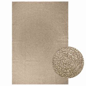 Alfombra ZIZUR aspecto yute interior/exterior beige 200x290 cm en Alfombras | Comprar online en Foru.es