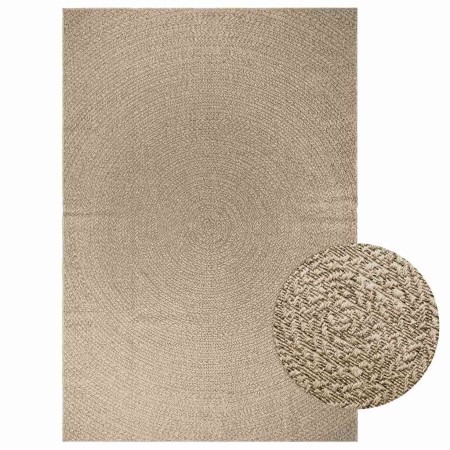 Alfombra ZIZUR aspecto yute interior/exterior beige 200x290 cm en Alfombras | Comprar online en Foru.es