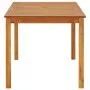 Mesa de jardín madera maciza de acacia 140x80x74 cm de vidaXL, Mesas de jardín - Ref: Foro24-42618, Precio: 164,58 €, Descuen...