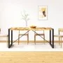 Solid rough mango wood dining table 180 cm by vidaXL, Kitchen and dining tables - Ref: Foro24-243997, Price: 215,90 €, Discou...