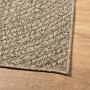 Alfombra ZIZUR aspecto yute interior/exterior beige 240x240 cm en Alfombras | Comprar online en Foru.es