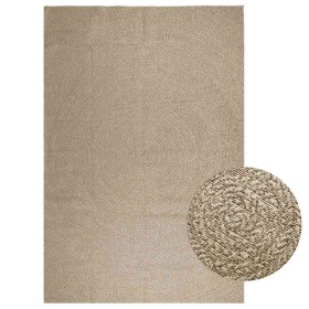 Alfombra ZIZUR aspecto yute interior/exterior beige 240x340 cm en Alfombras | Comprar online en Foru.es