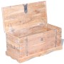 Baúl de almacenamiento de madera de acacia de vidaXL, Baúles de almacenamiento - Ref: Foro24-244053, Precio: 290,39 €, Descue...