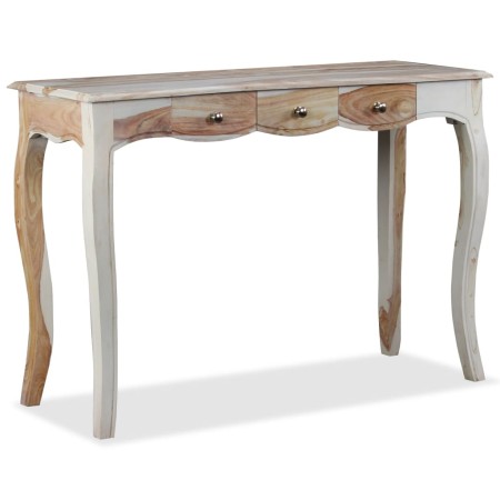 Mesa consola con 3 cajones madera maciza sheesham 110x40x76 cm de vidaXL, Mesas auxiliares - Ref: Foro24-244347, Precio: 228,...