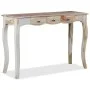 Mesa consola con 3 cajones madera maciza sheesham 110x40x76 cm de vidaXL, Mesas auxiliares - Ref: Foro24-244347, Precio: 224,...