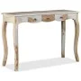 Mesa consola con 3 cajones madera maciza sheesham 110x40x76 cm de vidaXL, Mesas auxiliares - Ref: Foro24-244347, Precio: 224,...