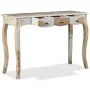 Mesa consola con 3 cajones madera maciza sheesham 110x40x76 cm de vidaXL, Mesas auxiliares - Ref: Foro24-244347, Precio: 224,...