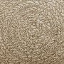 Alfombra ZIZUR aspecto yute interior/exterior beige Ø 200 cm en Alfombras | Comprar online en Foru.es