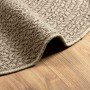 Alfombra ZIZUR aspecto yute interior/exterior beige Ø 200 cm en Alfombras | Comprar online en Foru.es