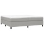 Estructura de cama gris claro tela 200x200 cm de vidaXL, Camas y somieres - Ref: Foro24-3120886, Precio: 172,91 €, Descuento: %