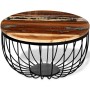 Mesa de centro madera maciza reciclada de vidaXL, Mesas de centro - Ref: Foro24-244230, Precio: 126,59 €, Descuento: %