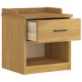 Banco de recibidor SANDNES madera maciza de pino 45x40x50 cm en Bancos para recibidores y almacenamiento | Comprar online en For