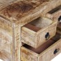 Mesa de centro de madera de mango rugosa 70x70x40 cm de vidaXL, Mesas de centro - Ref: Foro24-243979, Precio: 221,43 €, Descu...