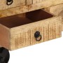 Mesa de centro de madera de mango rugosa 70x70x40 cm de vidaXL, Mesas de centro - Ref: Foro24-243979, Precio: 221,43 €, Descu...