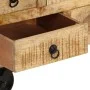 Mesa de centro de madera de mango rugosa 70x70x40 cm de vidaXL, Mesas de centro - Ref: Foro24-243979, Precio: 287,76 €, Descu...